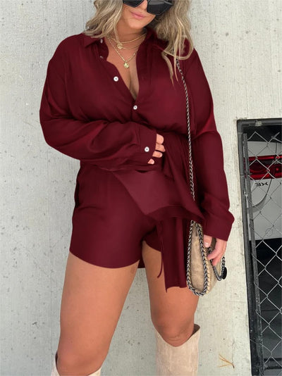 Vanesse - Stylischer Satin-Overall
