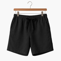 Herren Sommer Shorts mit Kordelzug und Seitentaschen – Schwarz