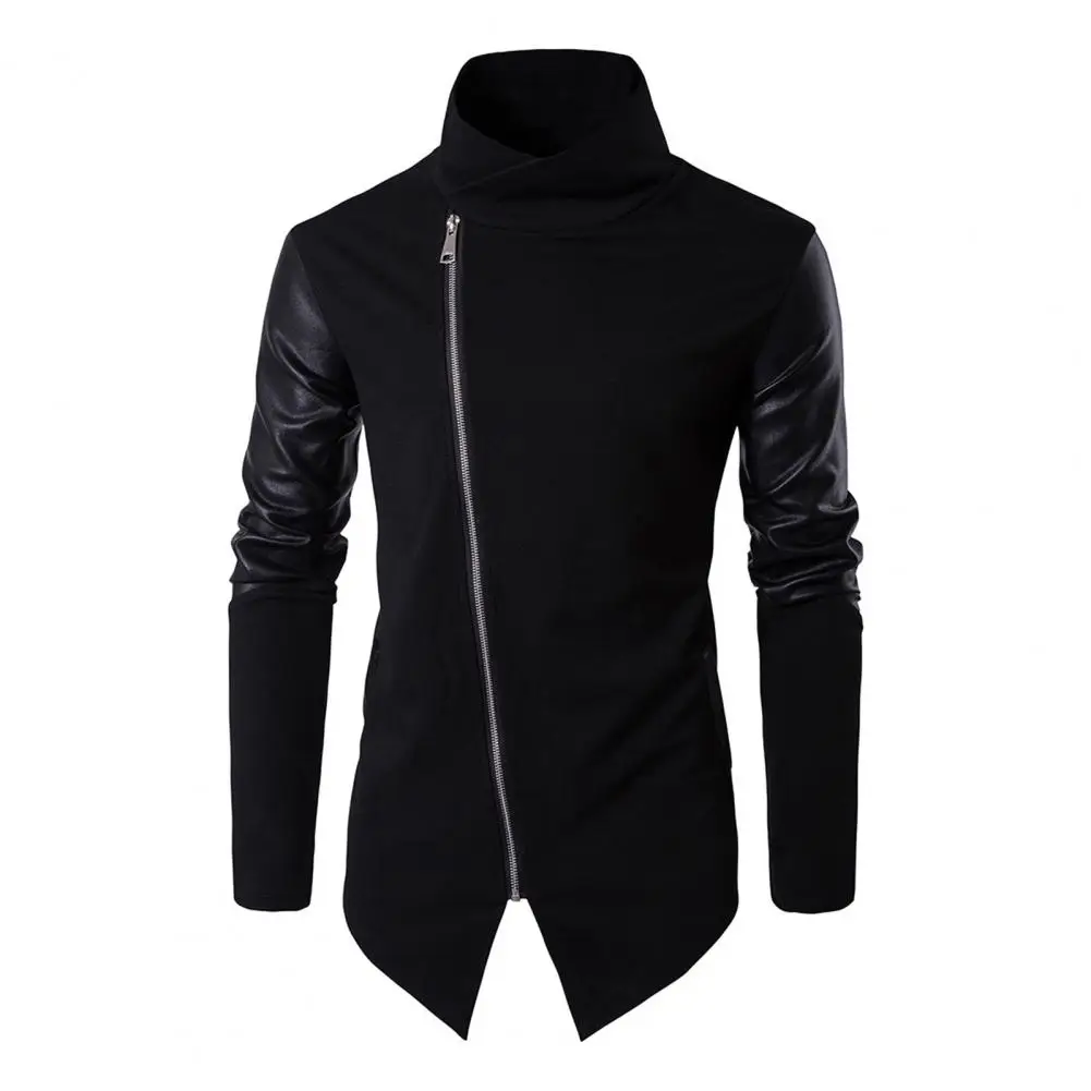 Leopold | Gemütlicher Rollkragenpullover mit asymmetrischem Reißverschluss für Herren