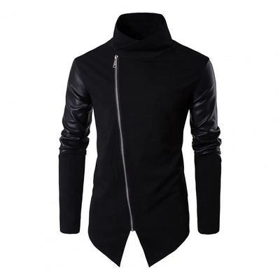 Leopold | Gemütlicher Rollkragenpullover mit asymmetrischem Reißverschluss für Herren