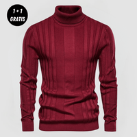 JAN - ROLLKRAGENPULLOVER AUS STRICK (1+1 GRATIS) – Rot