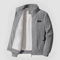 Finley · CORD-JACKE MIT FLEECE-FUTTER – Grau