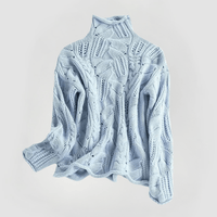 CAROLINE - KASCHMIR-PULLOVER – Blau