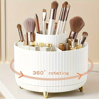 ElegantSpin 360° Drehbarer Organizer – Kosmetik Aufbewahrung – Weiß