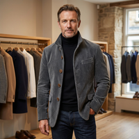 Carter | Elegante Herrenjacke mit Vintage-Charakter – Grau