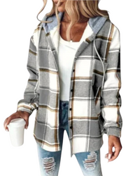 Madelynn | Komfortable Jacke – Grau