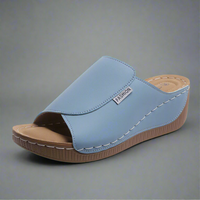 Prunberta | Bequeme Sandalen mit Fußgewölbeunterstützung – Hellblau