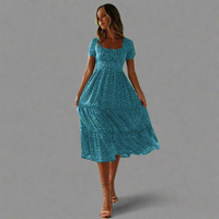 Adelwina | Maxikleid mit Stil und Komfort – Blau