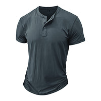 MARLON - BAUMWOLL-T-SHIRT – Dunkelgrau