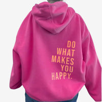Mila | Oversized Hoodie – Dunkel Rosa