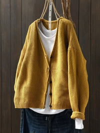 Amore | Strickcardigan – Gelb