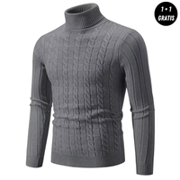 Eleganter Herbstpullover für herren - KENDRICK – Grau