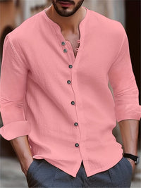 Ulysses | Button Down Herren Hemd – Rosa Farbe