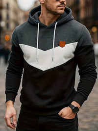 Niclas – Lässiges Kapuzensweatshirt Mit Langen Ärmeln – Grau