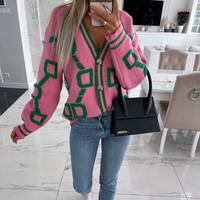 Zélie – Stylischer Oversize Cardigan – Rosa