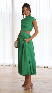 Elegantes Abendkleid – Grün