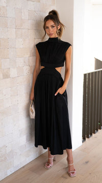 Elegantes Abendkleid – Schwarz