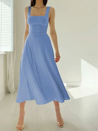 Solene - Figurbetontes sexy Kleid – Blau