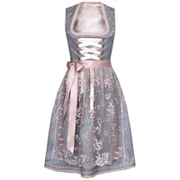 Adelein | Damen Elegante Oktoberfest Dirndl Kleid | 2025 – Silber