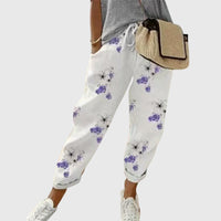 Paula | Baumwollhose Damen leger und elegant geschnitten – Weiß