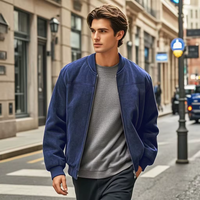 Leandre - Stylische Herren-Bomberjacke – Blau