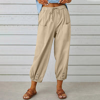 Daniela - Komfortable Freizeithose für Damen – Khaki