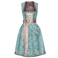 Adelein | Damen Elegante Oktoberfest Dirndl Kleid | 2025 – Grün