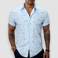 Evo | Short Sleeve Shirt – Blau