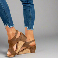 Vreni | Handgefertigte orthopädische Sandalen für maximalen Komfort – Dunkelbraun