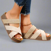Athelgard | Bequeme Orthopädische Sandalen – Cremeweiß