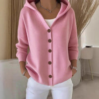 Éliane™ | Weicher Herbst-Strickcardigan – Rosa (Begrenzter Vorrat)