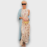 Elveria –  Maxikleid mit Cardigan – Stil 2