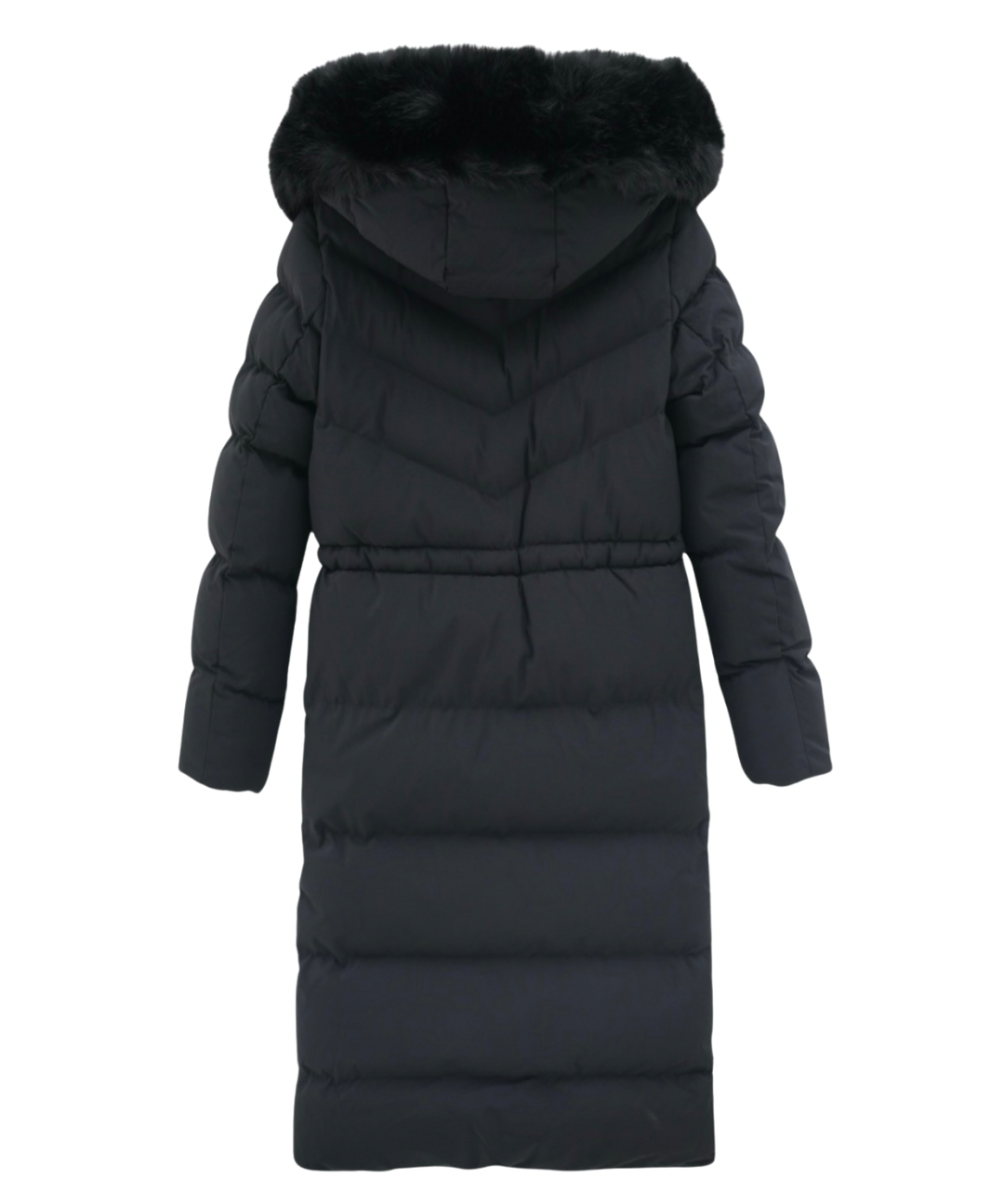Aniela | Elegante Lange Jacke mit Pelz