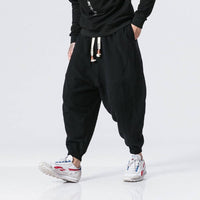 Shao | Bequeme Haremhose – Schwarz