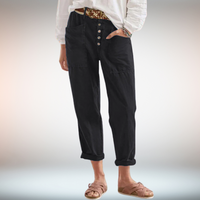 Goldie™ | Hose mit lockerem Schnitt – Schwarz