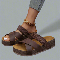 Athelgard | Bequeme Orthopädische Sandalen – Braun
