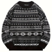 Henry | Vintage Icelandic Sweater – Schwarz