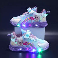 Mia | Leuchtende Bunte Sneaker – Lila