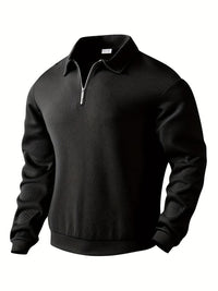 Maximilian – Moderner Pullover im Vintage-Stil – Schwarz
