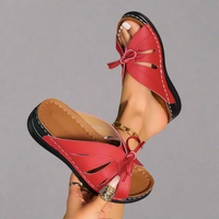 Luzie | Orthopädische Sandalen mit premium Komfort – Rot