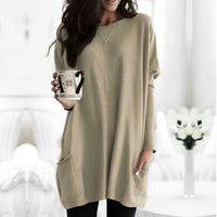 Marcella - Langarmshirt für Wärme – Khaki