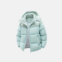 Cameron™ - Pufferjacke mit Kapuze – Blau
