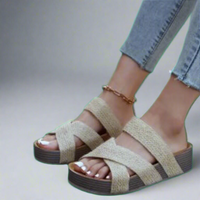 Wiltrud | Orthopädische Komfort-Sandalen für den ganzen Tag – Weiß