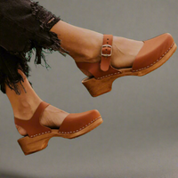 Laura | Bequeme Baotou Plateau Sandalen für Damen – Braun