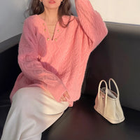 Tyra - Eleganter Gemütlicher Pullover – Rosa