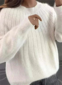 | Pullover - Damen Herbstweicher Pullover – Weiß