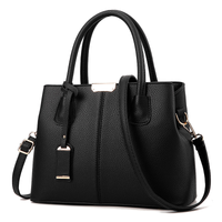 Elegante Und Geräumige Damen Umhängetasche | Geräumig – Schwarz