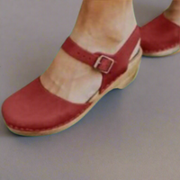 Laura | Bequeme Baotou Plateau Sandalen für Damen – Rot