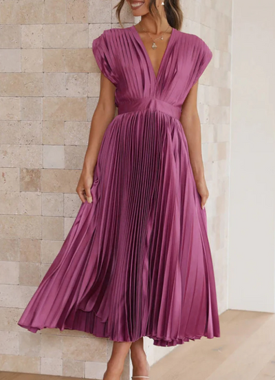 Brittney's  Himmlische Eleganz Maxikleid mit Ärmeln