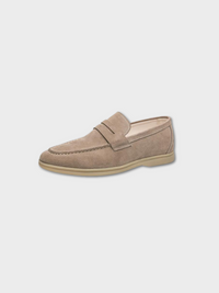 Martin Wildleder-Loafers – Khaki